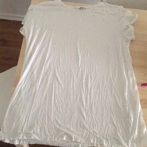 White loose tshirt dress